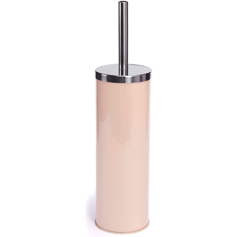Escobillero de Baño - Acero Inoxidable con Soporte Higienico - Ø 9.3 x 38.5