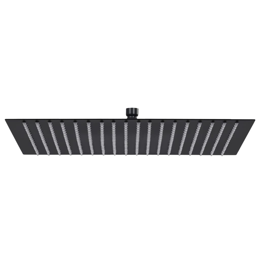 vidaXL Cabezal Ducha Efecto Lluvia Acero Inox Cuadrado 50x50 cm Baño Color Negro,  Dorado, y mas