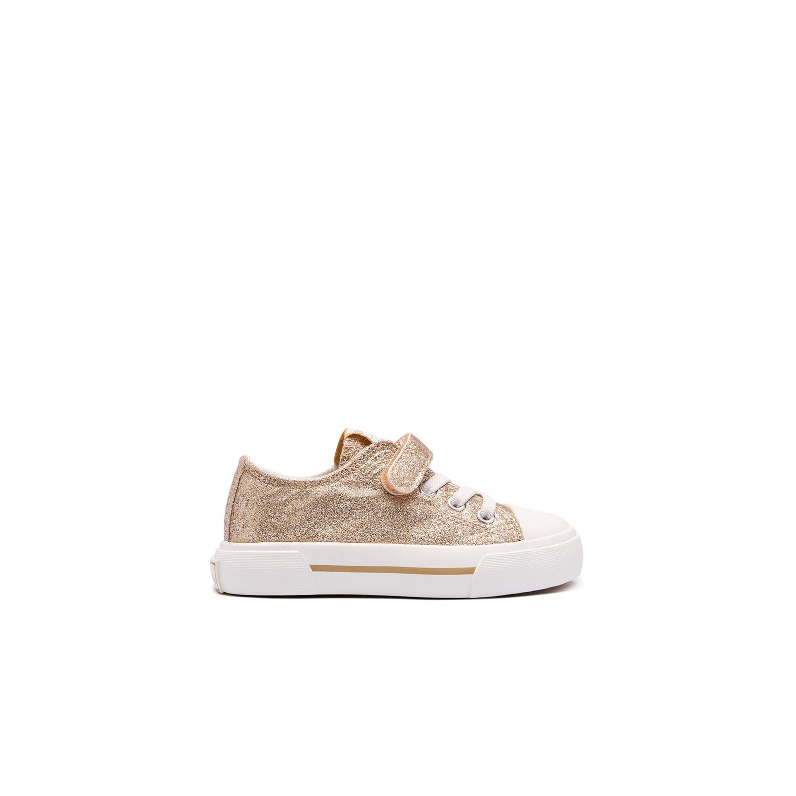Conguitos - Zapatillas de Niña con Glitter Dorado para Niña