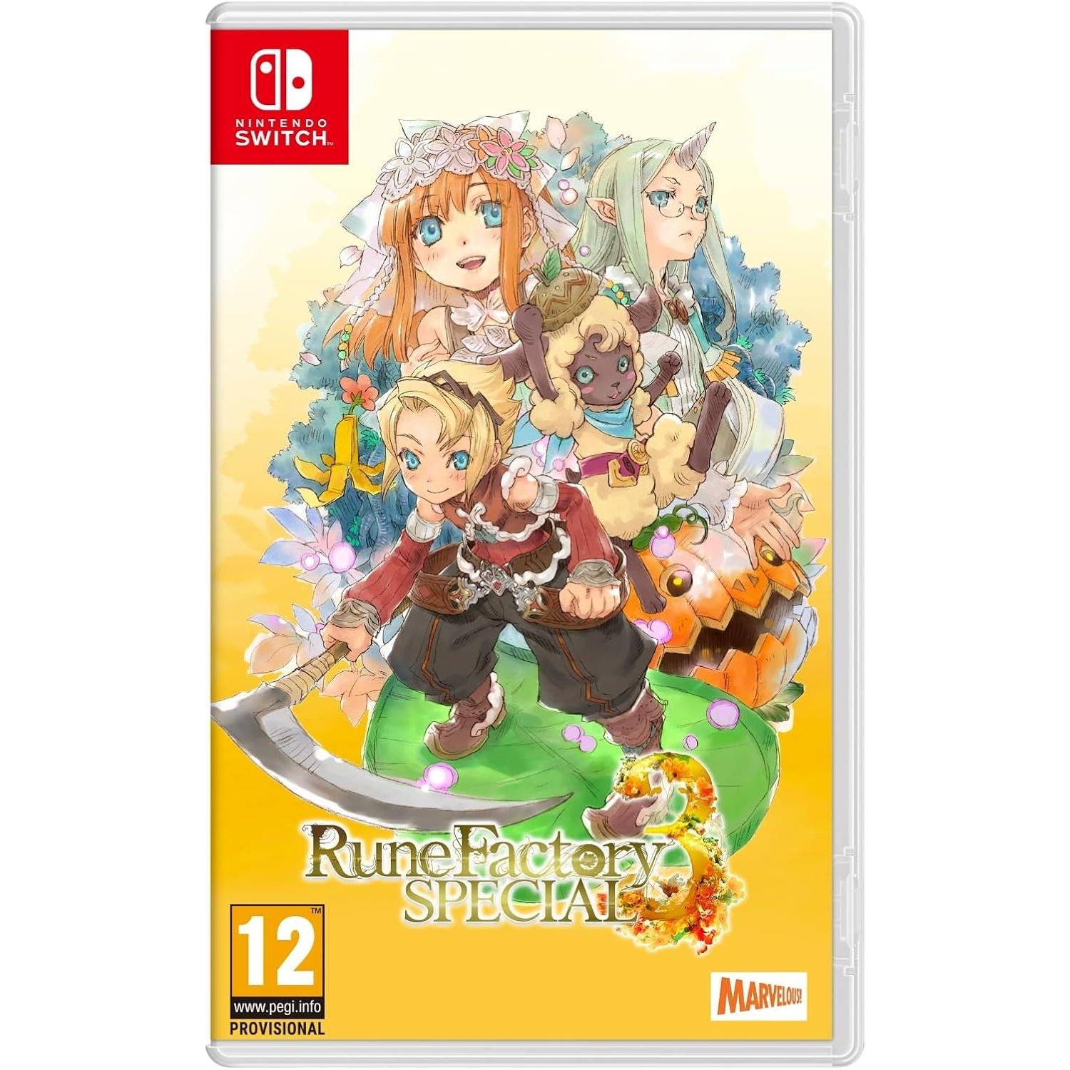 Rune Factory 3 Juego para Consola Nintendo Switch [PAL ESPAÑA]