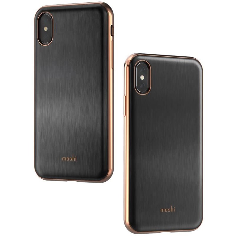 iGlaze - funda ultradelgada a presión para iPhone XS / X - Armor Black