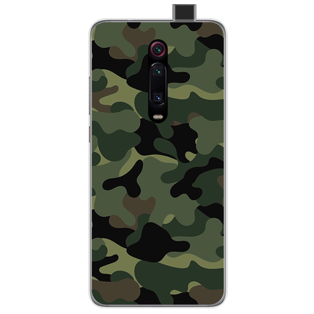 Tumundosmartphone Funda Gel Tpu para Xiaomi Mi 9T / Mi 9T Pro diseño Camuflaje Dibujos