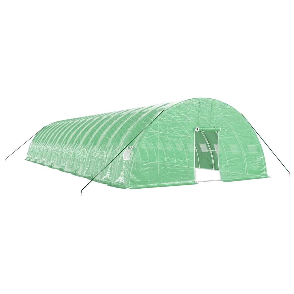 vidaXL Invernadero con estructura de acero verde Multitalles
