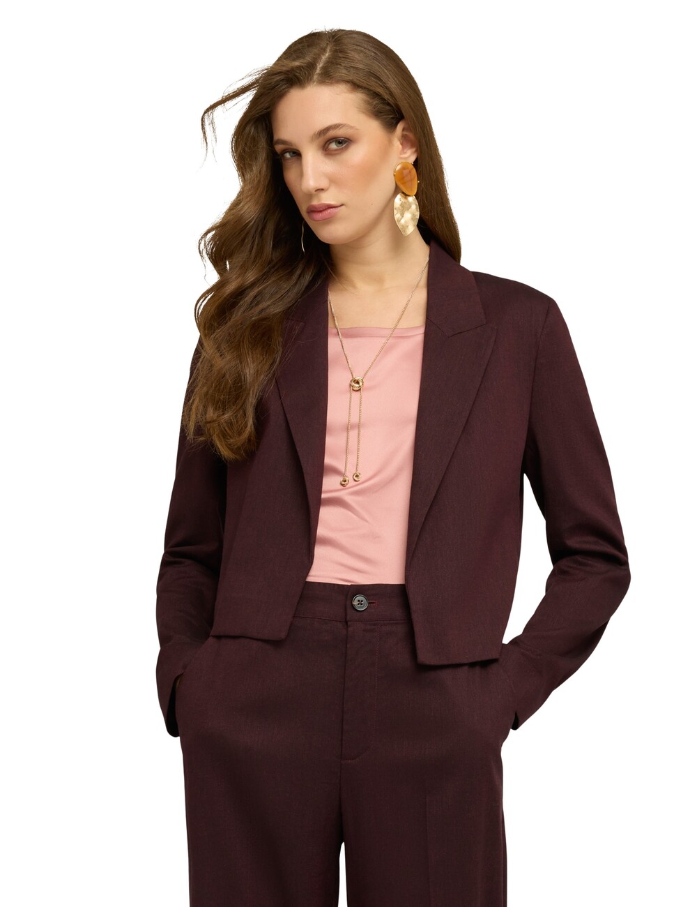 Motivi - Chaqueta corta mezcla de lino