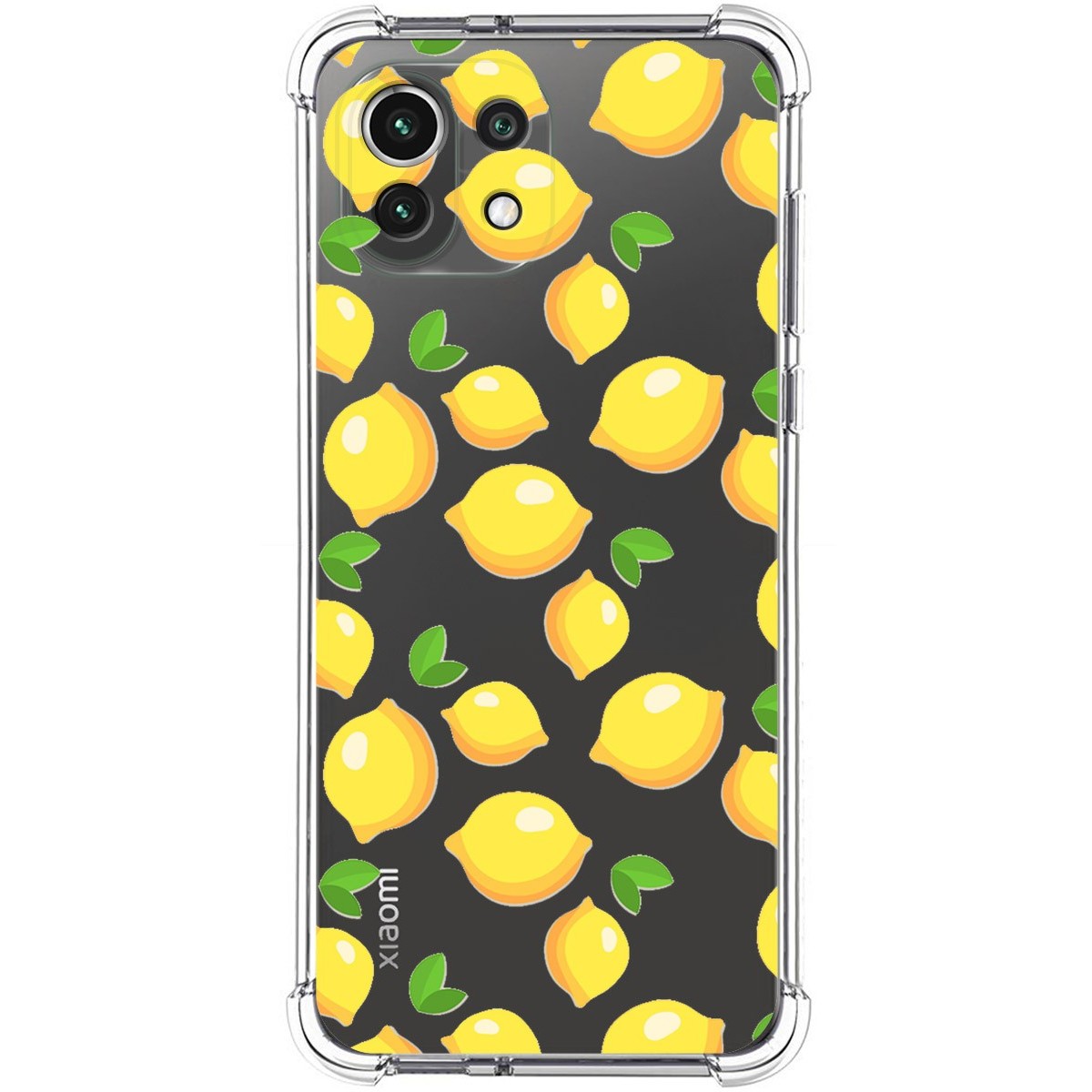 Tumundosmartphone Funda Silicona Antigolpes para Xiaomi Mi 11 Lite 4G / 5G / 5G NE diseño Limones Dibujos