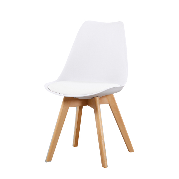Pack de 4 sillas Fina - Patas de Madera - Estilo nórdico - Varios colores disponibles.
