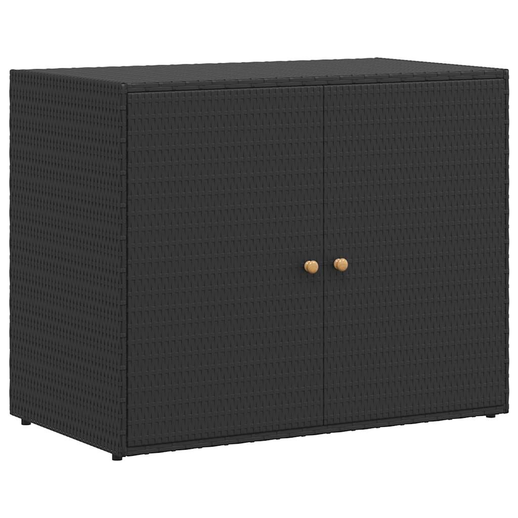 vidaXL Armario de Almacenaje de Jardín Aparador Mueble Terraza Balcón Ratán PE 100x55,5x80 cm