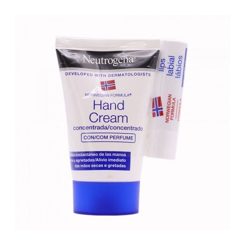 Neutrogena Crema De Manos Concentrada Azul+Stick Labial