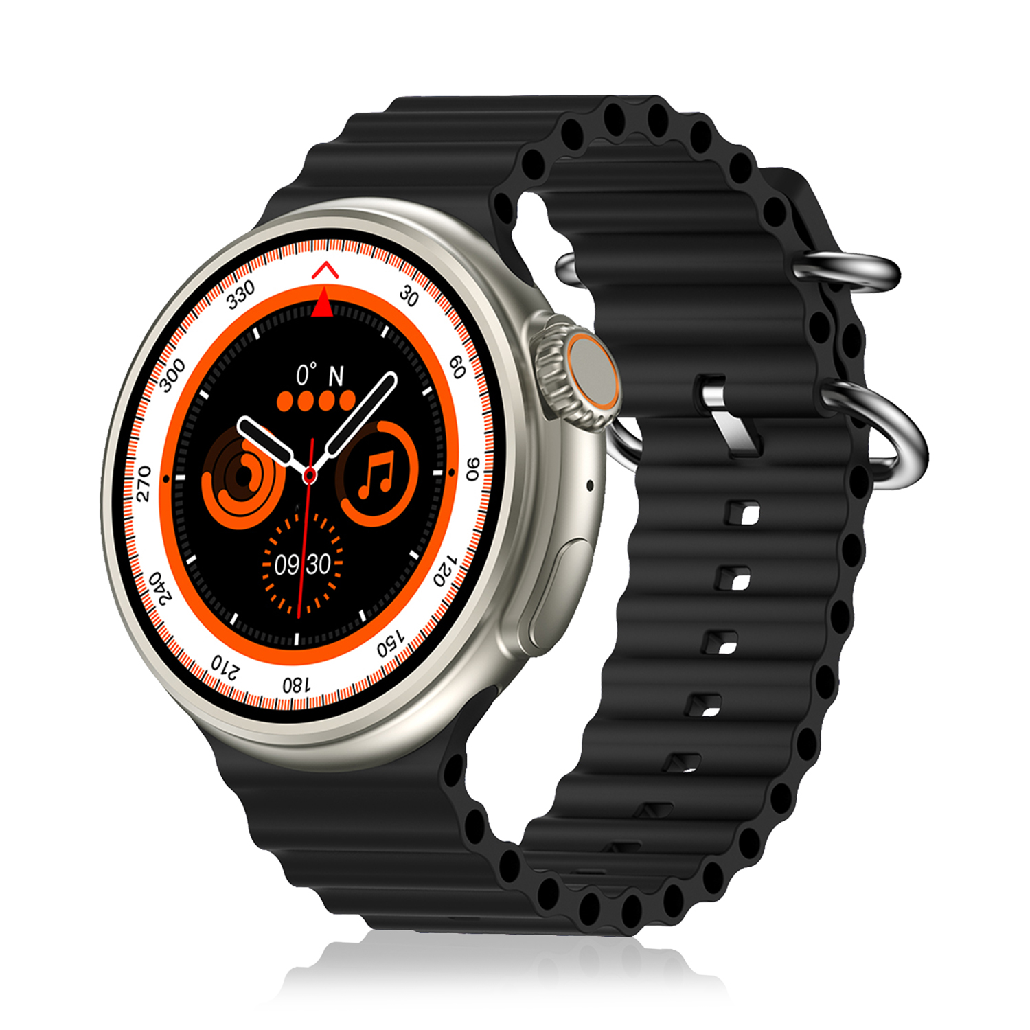 Smartwatch Z13 ULTRA con corona multifunción inteligente, con 20 modos deportivos y monitor de salud. Con dos correas de silicona. 5x1x5cm