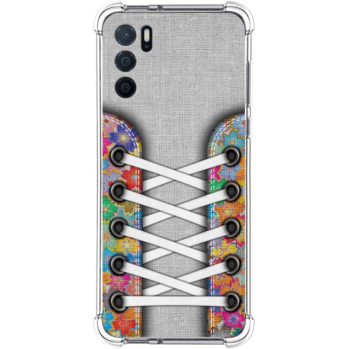 Funda Silicona Antigolpes para Oppo A54s diseño Zapatillas 04 Dibujos