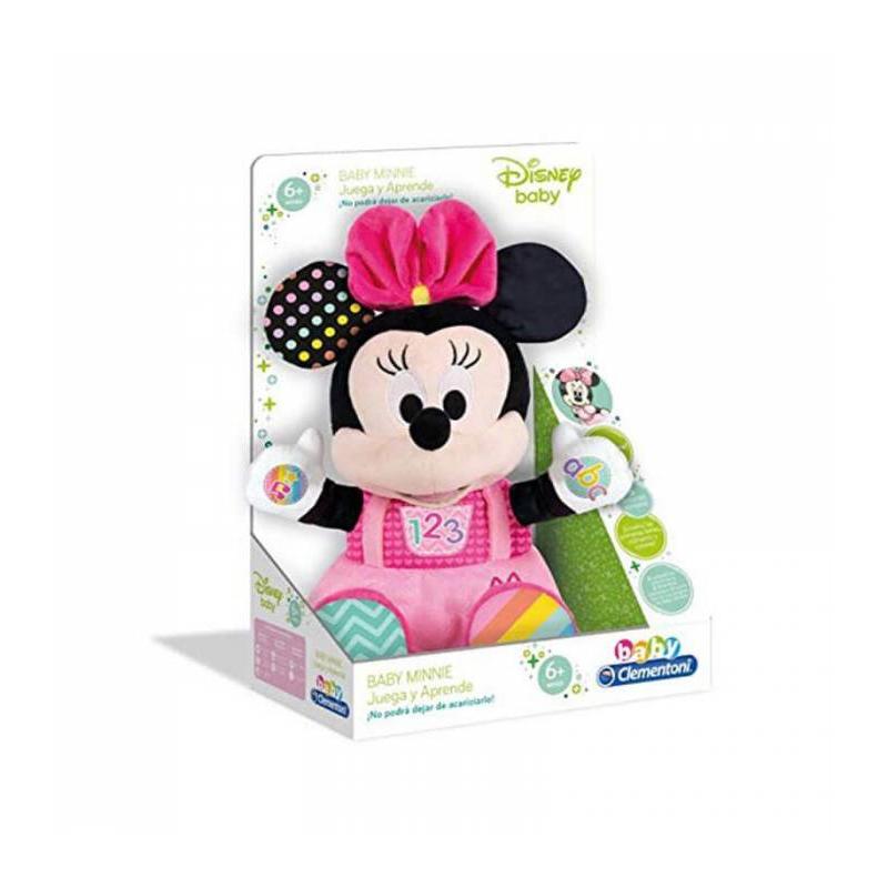Peluche Baby Minnie de Clementoni - Divertido y Estimula el Desarrollo