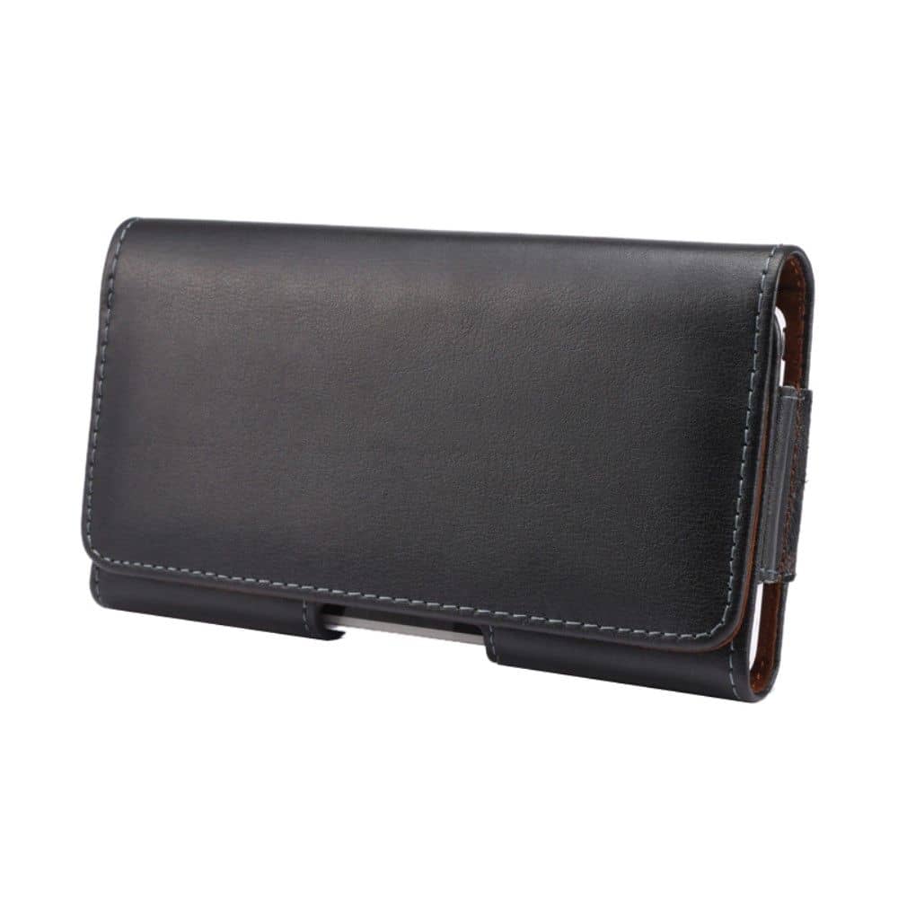 Funda Cinturon para Samsung Galaxy M53 (2022) Piel Autentica Clip Horizontal - Negra