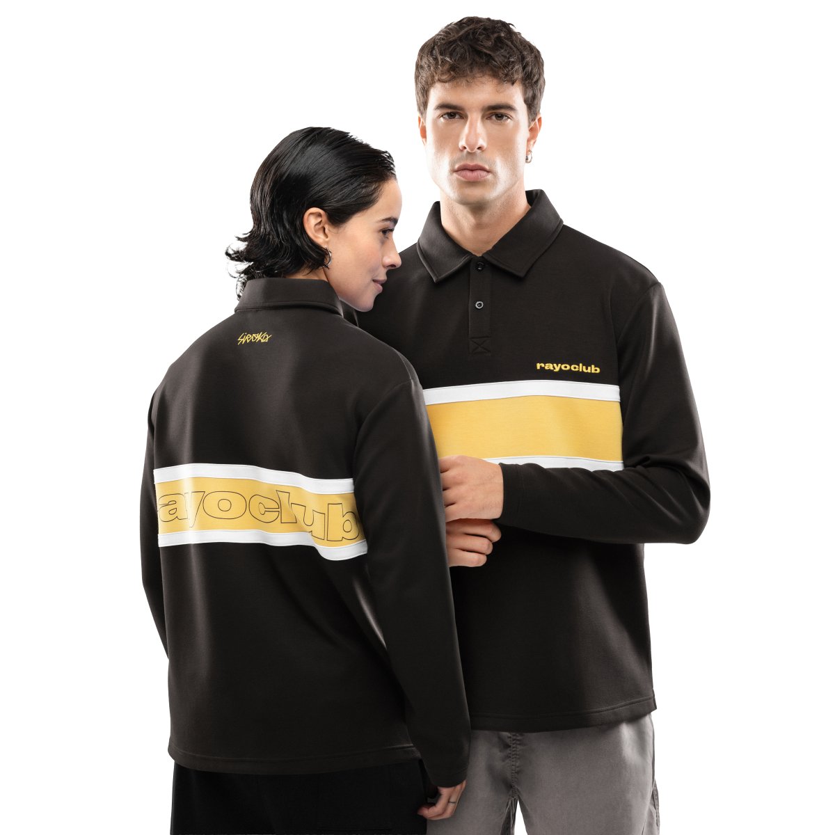 SIROKO - Polo de manga larga - Rayo Club - Siroko RC Dribble Black_