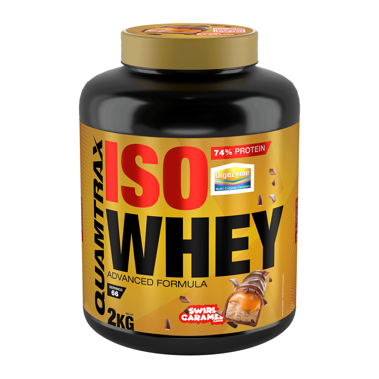 Iso Whey 2 Kg -Proteina en Polvo de Alta Calidad QUAMTRAX