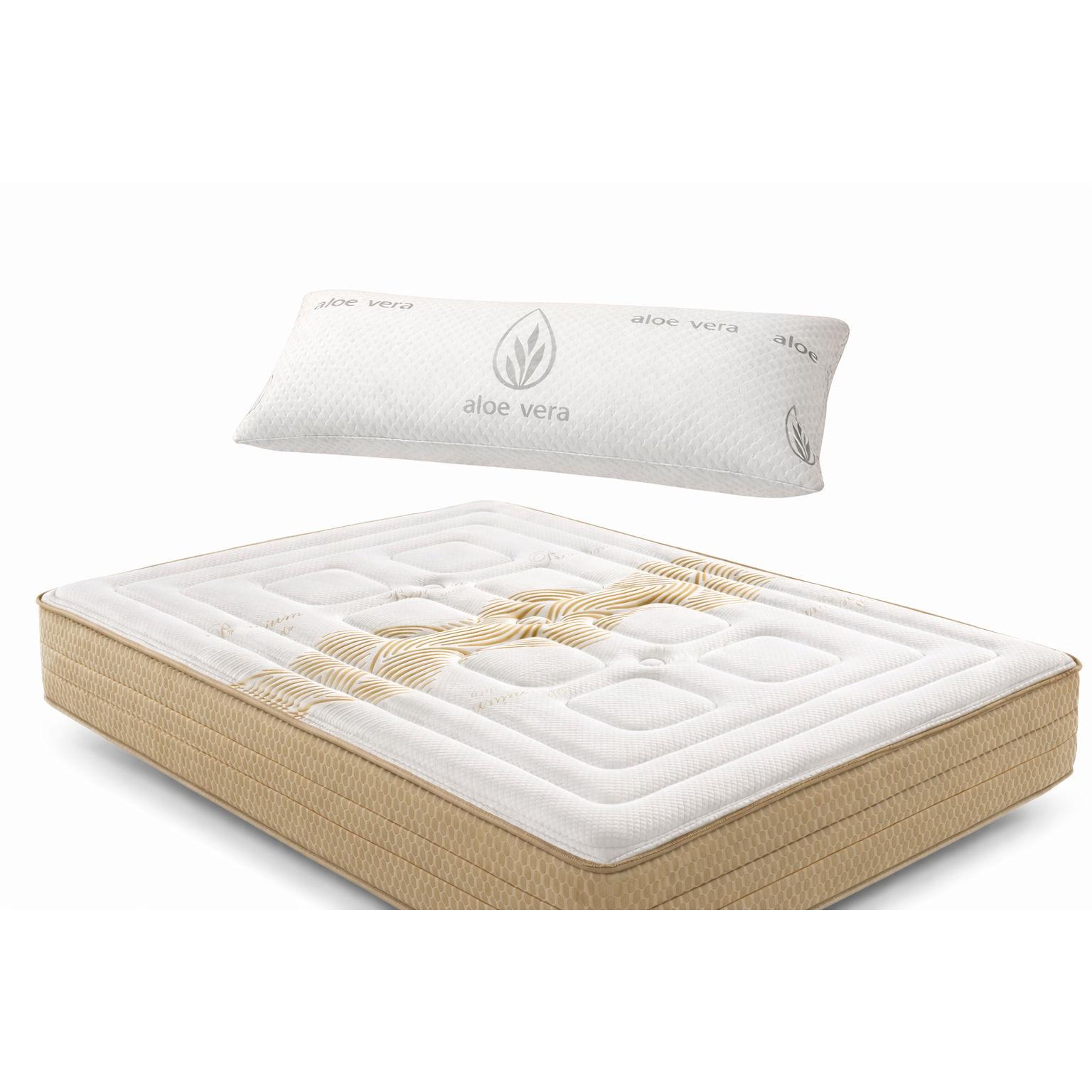 Colchón Viscoelástico ÉLITE 24 cm Altura | Confort superior y soporte equilibrado | Regalo Almohada Visco Aloe Vera de Copos - REAL CONFORT
