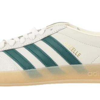Adidas Gazelle Indoor Cream White, Collegiate Green & Gum