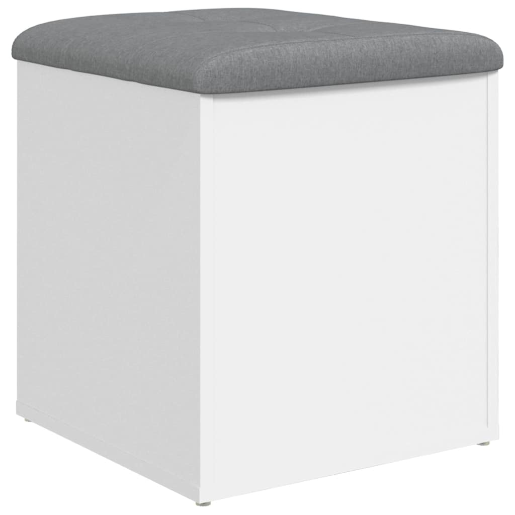 vidaXL Banco almacenaje madera ingeniería 42x42x45 cm