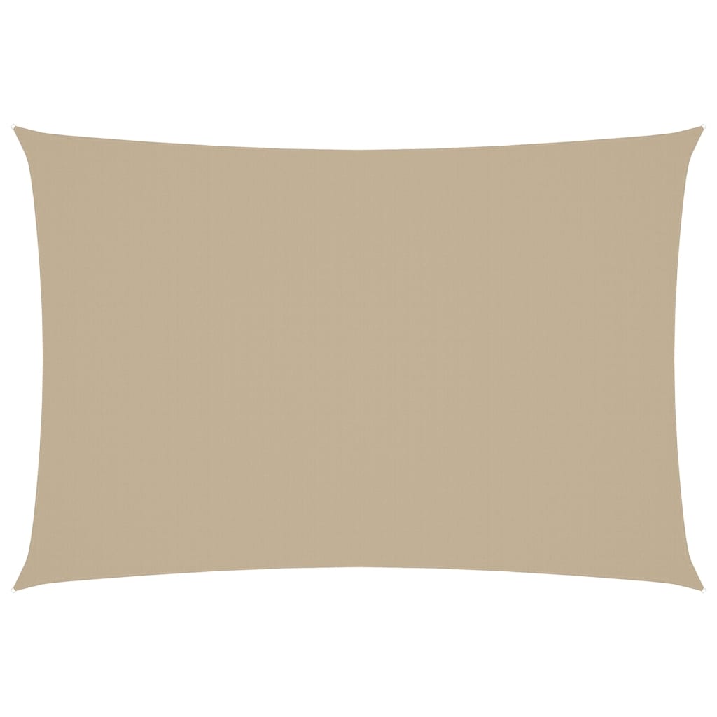 vidaXL Toldo de vela rectangular tela Oxford 3x5 m Color Antracita, Beige, Crema