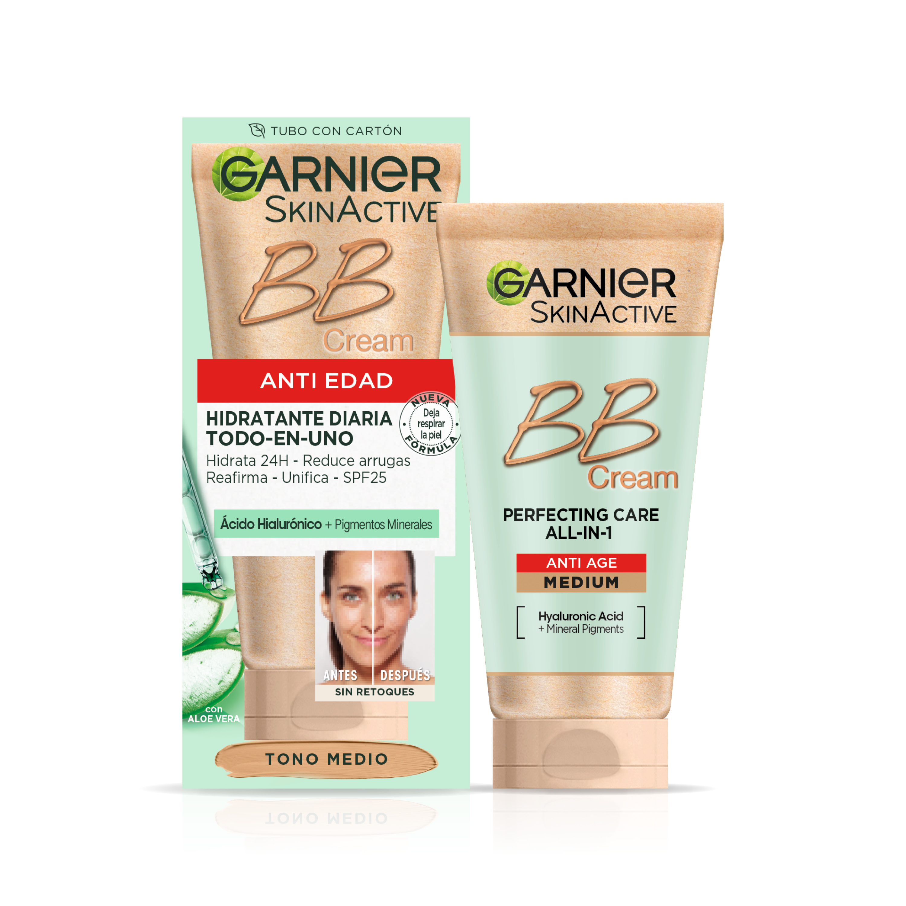 Garnier – BB Cream antiedad tono Skin Active Garnier.
