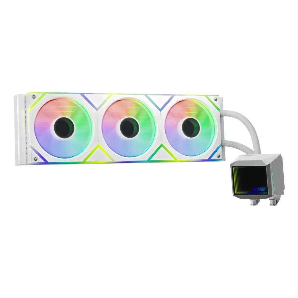 Refrigeración Líquida XPG Levante II 360mm 3 Ventiladores ARGB Bomba Doble Cámara Blanco