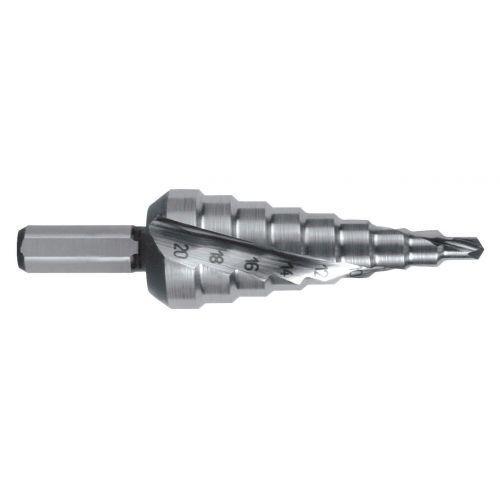 Broca escalonada hss con mango hexagonal 1/4  ø 4,0-30,0 mm (14 pasos)