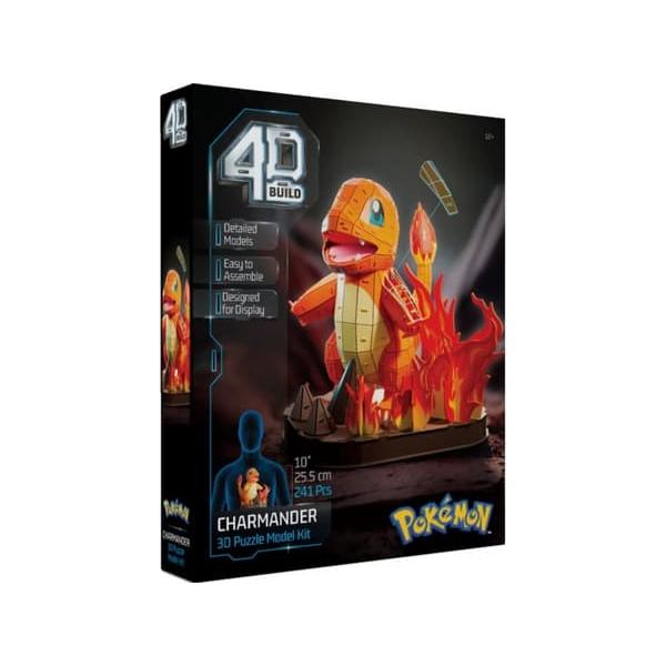 Puzz4D Brand- Kit de maqueta de Charmander de Pokémon en 3D (Spin Master 6075063)
