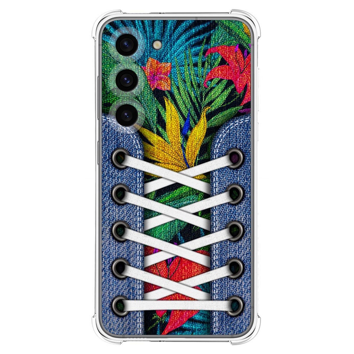 Funda Silicona Antigolpes para Samsung Galaxy S23 5G diseño Zapatillas 12 Dibujos
