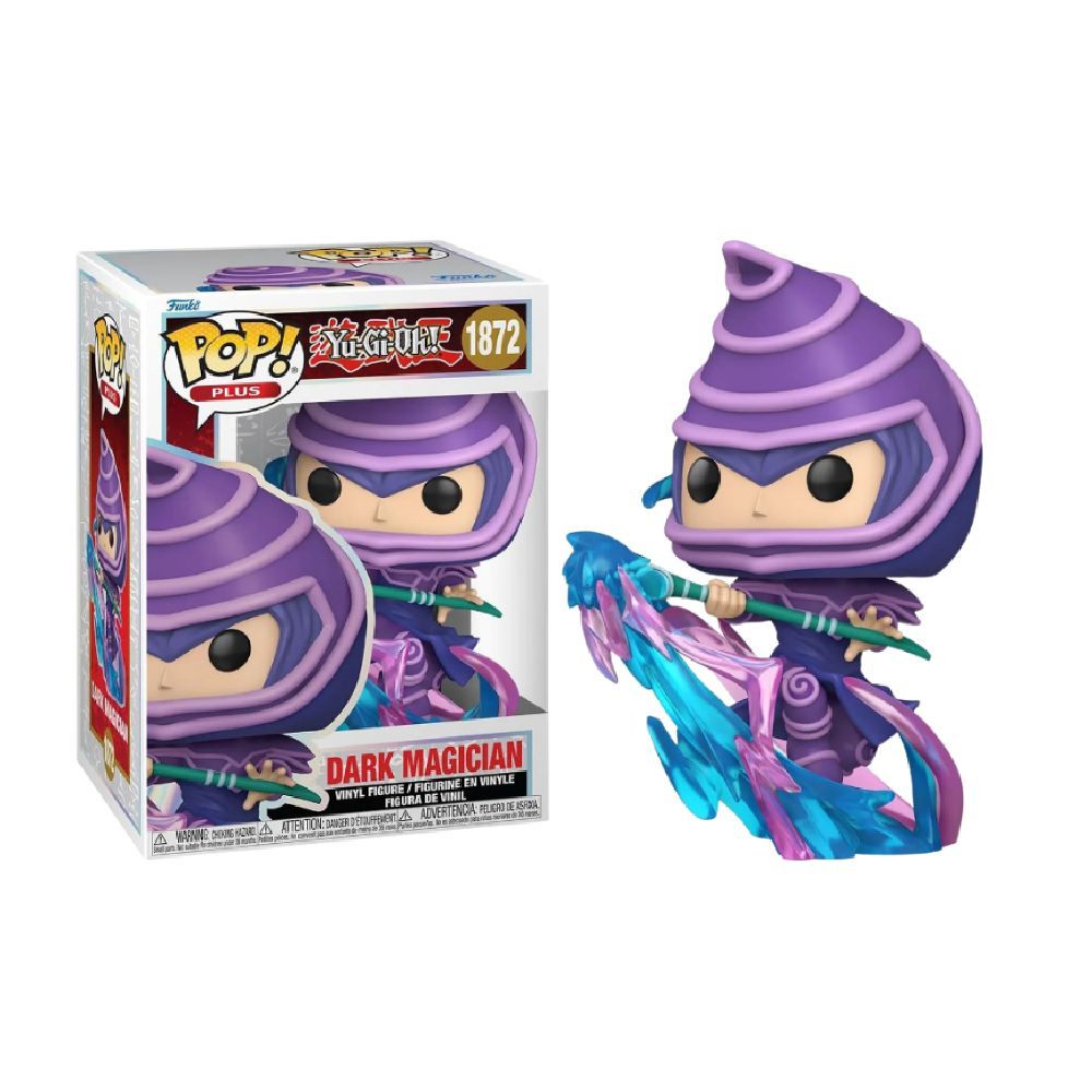 FUNKO POP! PLUS YU-GI-OH - MAGO OSCURO (ATAQUE), 83702, 1872, TIENDA CON LICENCIA OFICIAL, ENVÍO 24-48H PENÍNSULA, FIGURA, JUGUETE, CABEZÓN, VINILO, ANIME, MANGA, CARTAS, JUEGO, ANIMACIÓN