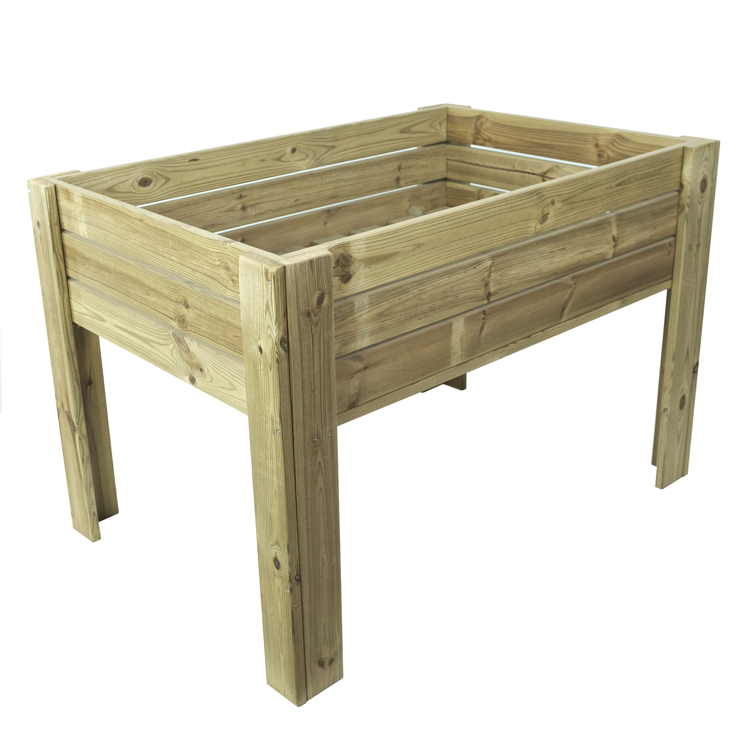 Mesas de Cultivo de Madera de Pino - Profundidad  de 30 cm para un Huerto Urbano Saludable -  VidaHuerto - ENVIO GRATIS | Bora