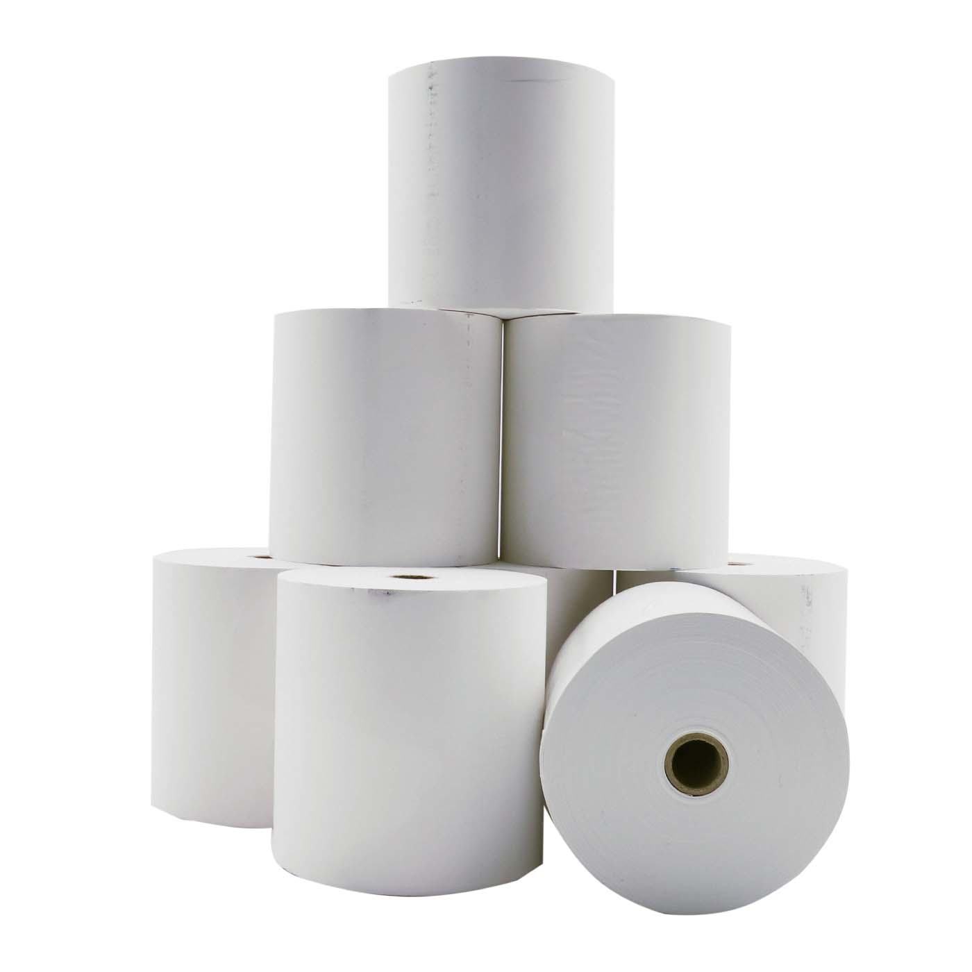 Various Rollos de Papel Térmico 80x80x12mm, para Tickets. TPV, Impresora Térmica, Datáfono, Cajas registradoras Sin Bisfenol A