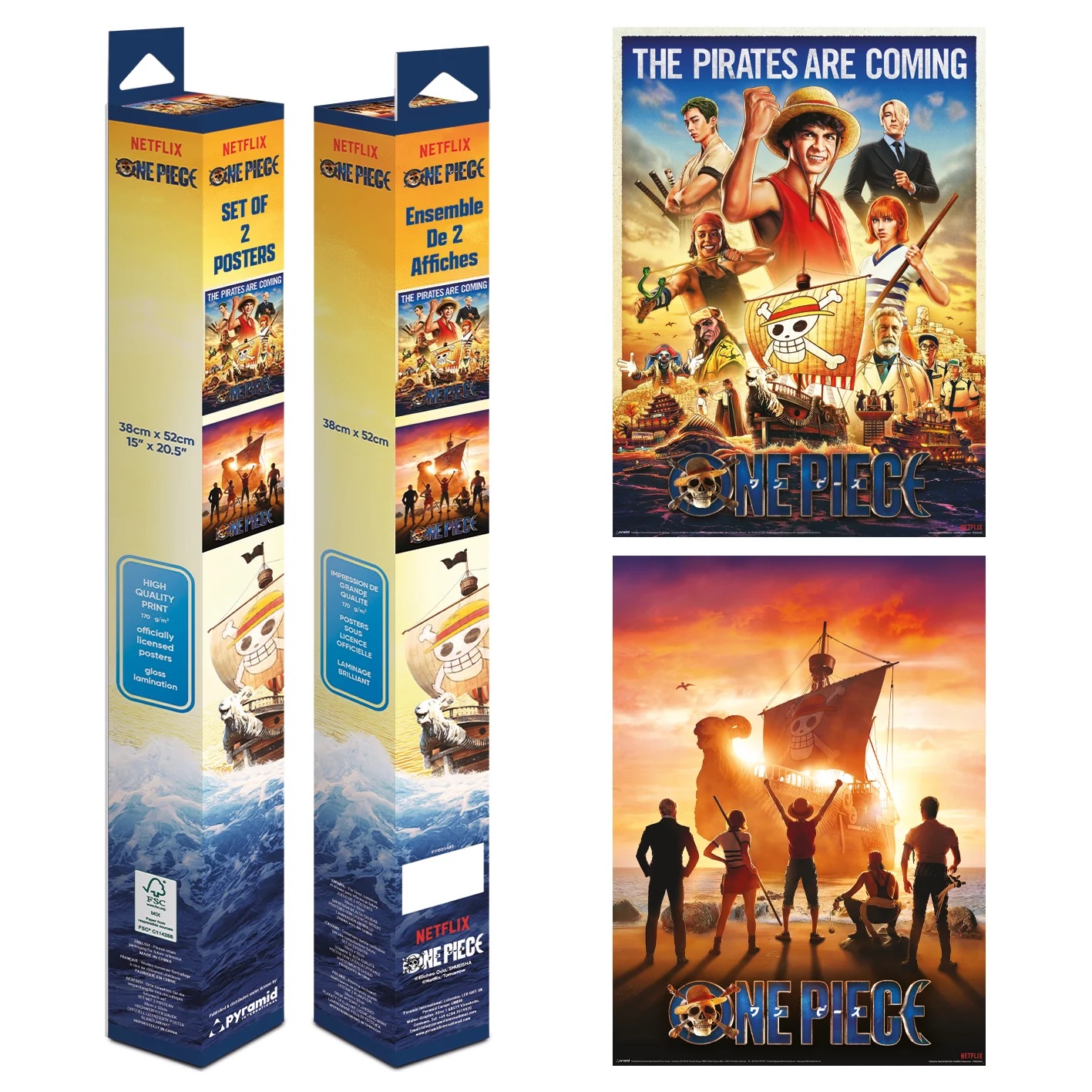 Pyramid One Piece Live Action Boxed Poster Set