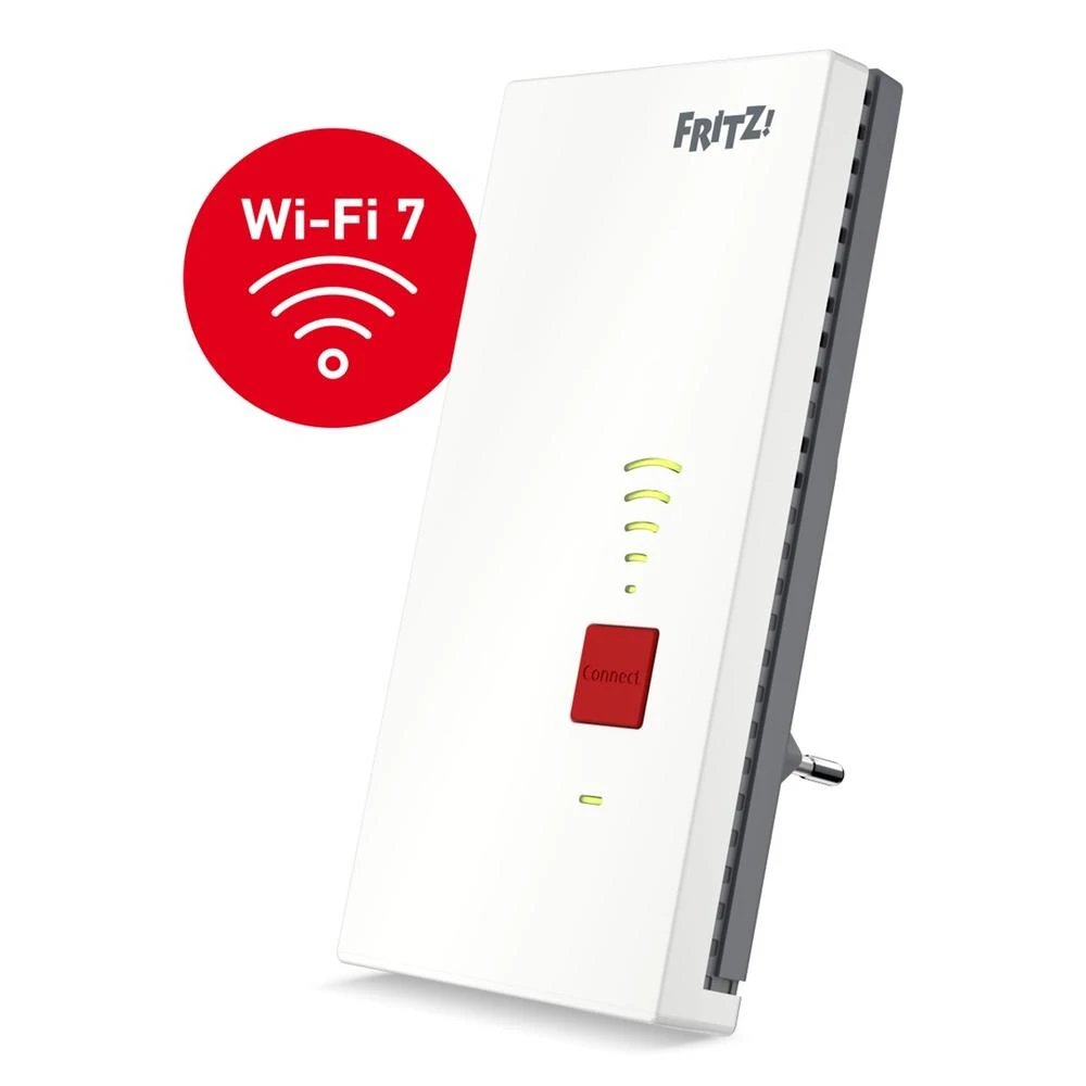 Repartidor Red Electrica PLC Transferencia Hasta 6,5 Gbps (688 Mbps en 2,4 GHz; hasta 5,7 Gbps en 5 GHz) Wi?Fi 7 Fritz 20003140  | Wifi, Blanco