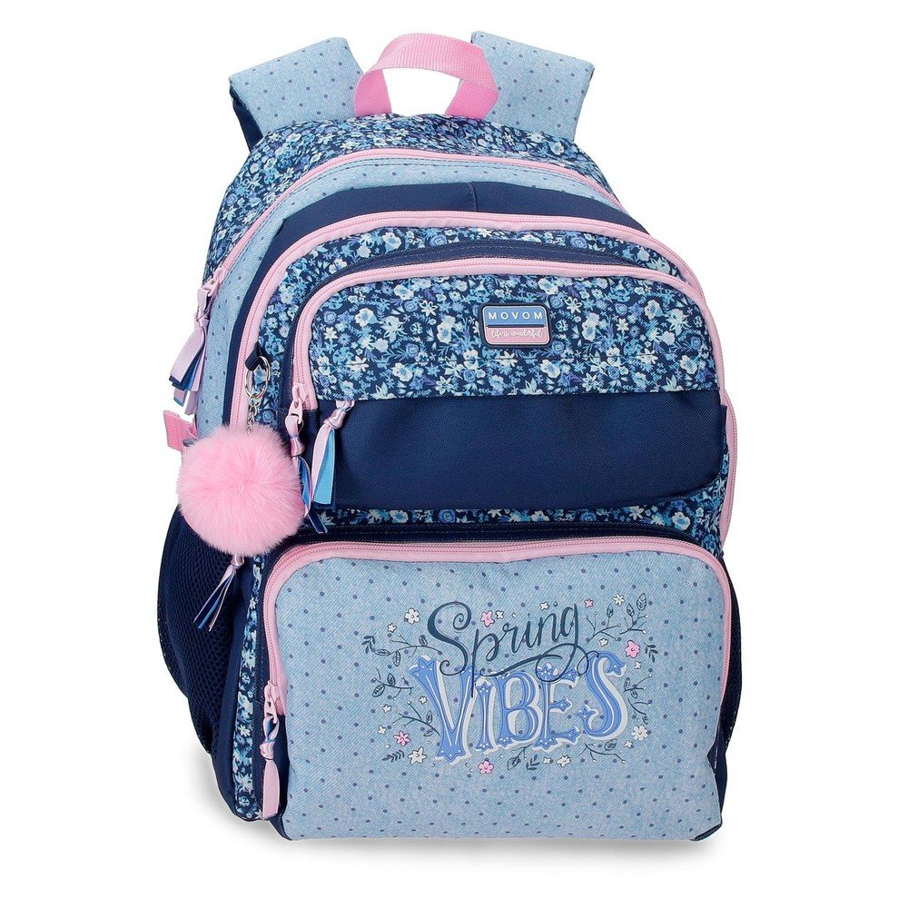 JOUMMA MOCHILA ESCOLAR DOBLE SPRING VIBES MARINO ADAPT 45X32 110086 SPRING VIBES 19x32x45 Cms.