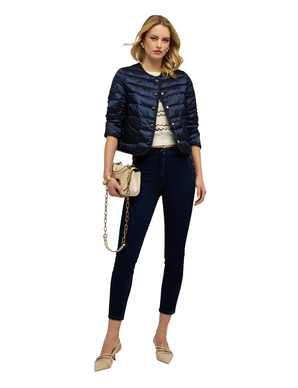 Motivi - Jeans skinny con botones decorativos