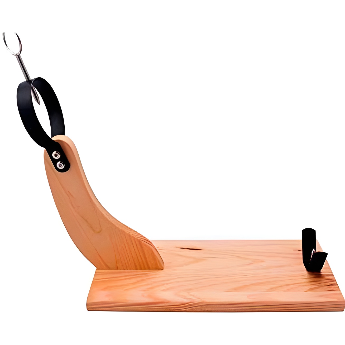 Edm Jamonero de Madera de Pino Claro 38x18.5x40cm - Utensilio de Cocina Resistente