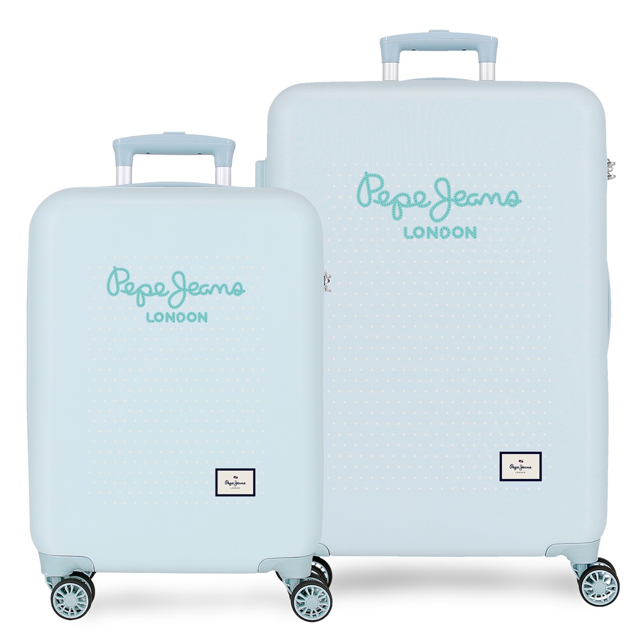 Juego de maletas Pepe jeans Dalma azul claro 42x65x23 cm