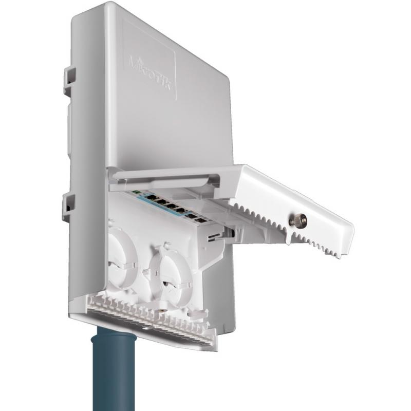 Mikrotik css610-1gi-7r-2s+out netpower lite 7r conmutador inteligente en la nube 8xge poe, 2x10g sfp+