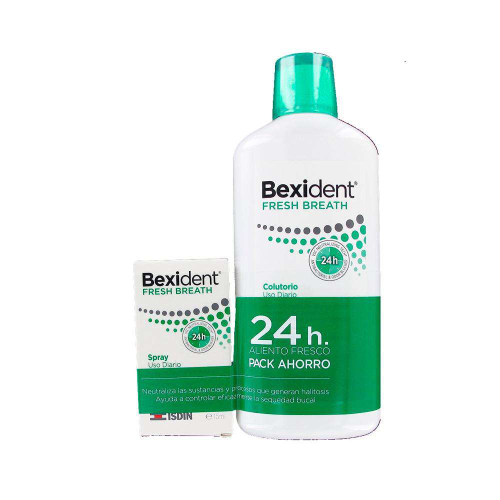 Bexident Fresh Breath Halitosis Colutorio Y Spray Pack