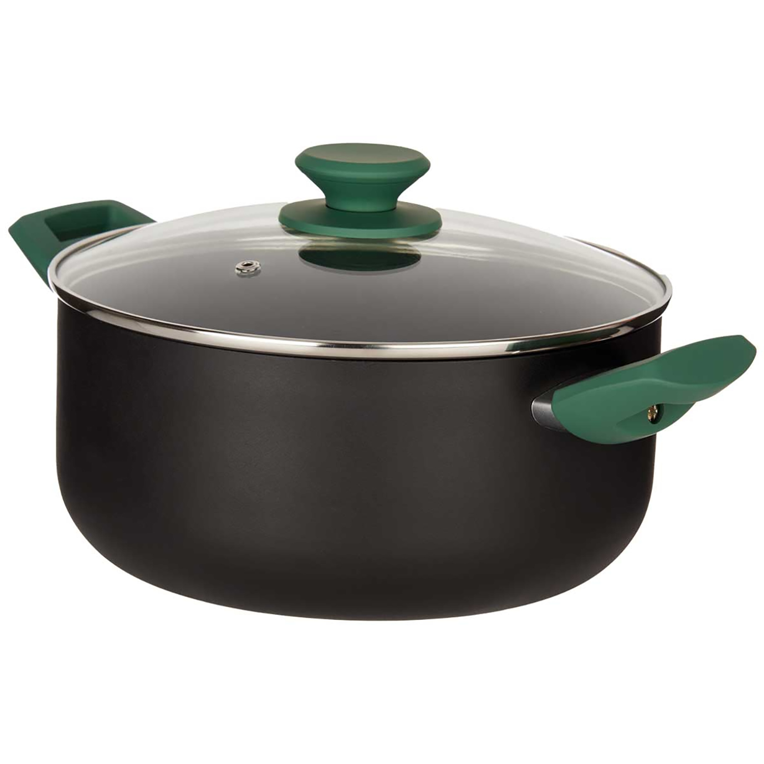 DAM. CACEROLA ALUMINIO PRENSADO GREEN 24 CM C TAPA 25x37x17cm