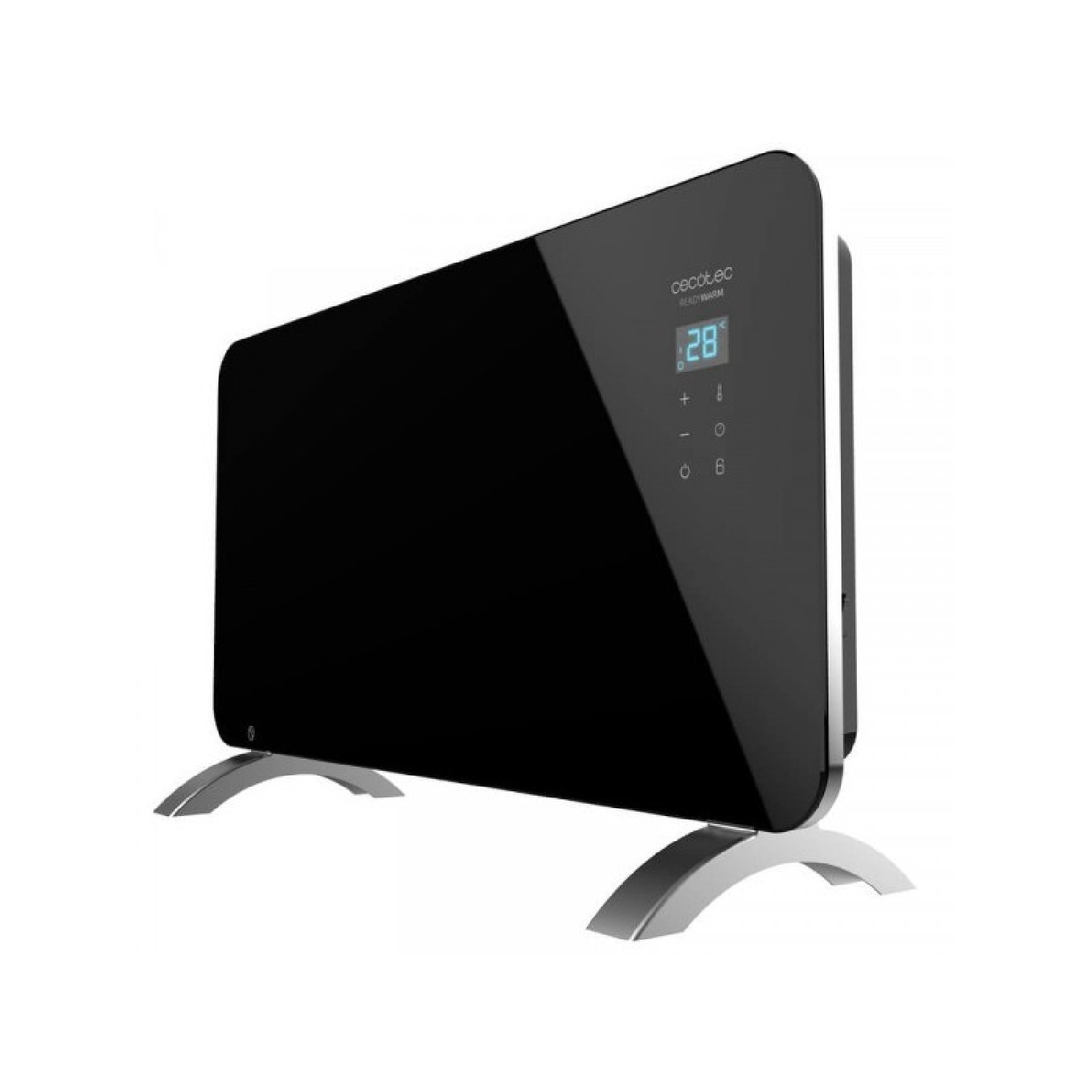 Cecotec Radiador Eléctrico Bajo Consumo Ready Warm 6720 Crystal Connection. Wifi, 1500 W, Termostato Regulable, Temporizador