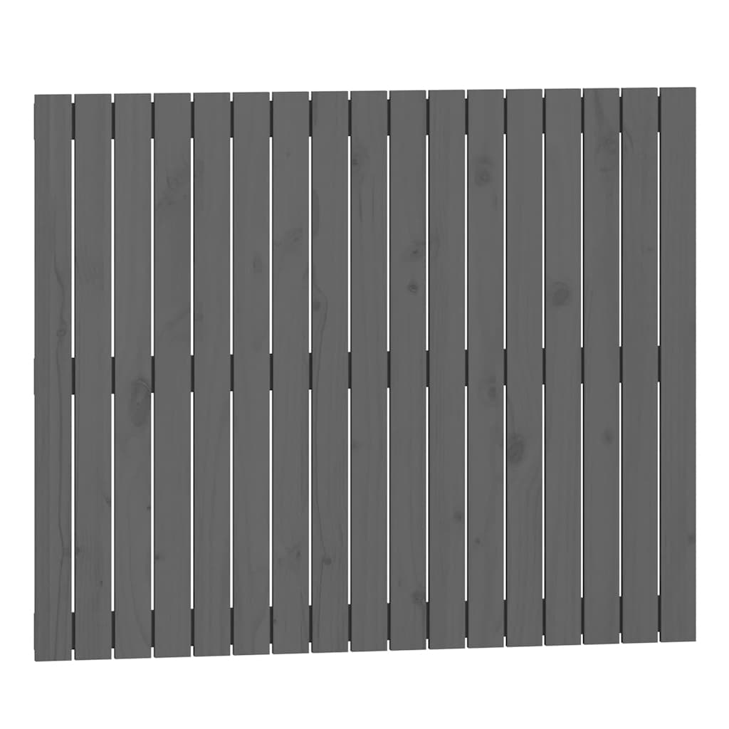 vidaXL Cabecero de cama de pared madera maciza pino 108x3x90 cm