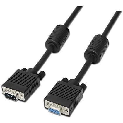 Cable con ferrita svga hdb15 aisens 3m negro