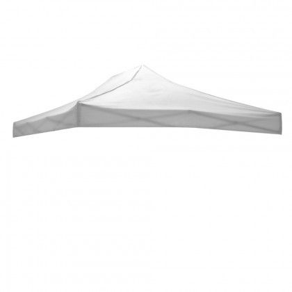 Cubierta de techo blanca 3X4.5 impermeable para reemplazo de cenador plegable 49483