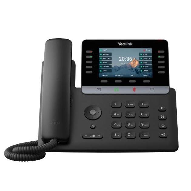 Yealink Tischtelefon SIP -T74U Schwarz - VoIP-Telefon (1301222)
