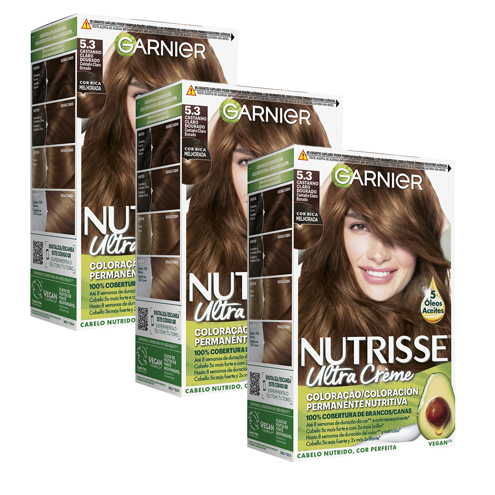 Garnier Nutrisse Ultra Crème Sin Siliconas Coloración Permanente Nutritiva