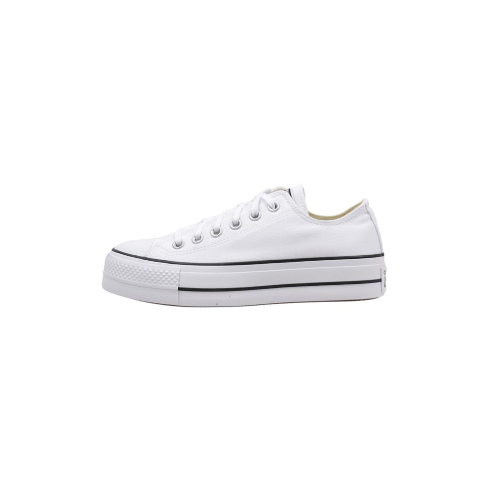 Converse Chuck Taylor All Star Platform Canvas Low Top Deportivas Con Plataforma Mujer Blanco