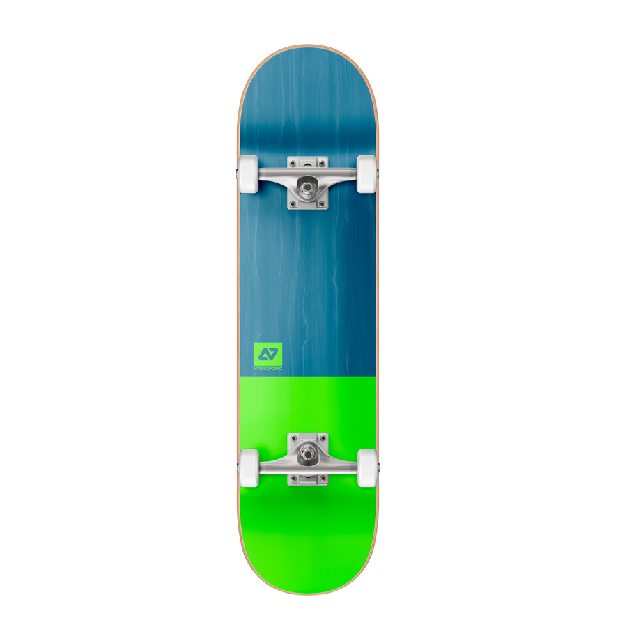SKATEBOARD COMPLETO HYDROPONIC CLEAN S0188-04 GREEN / BLUE 8,125"
