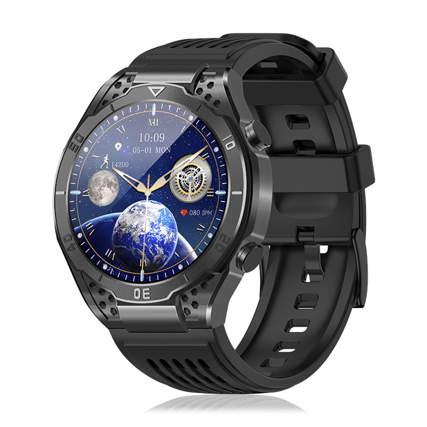 DAM. Smartwatch JA01. Medición de ácido úrico y lípidos, control de glucosa en sangre, electrocardiograma ECG, composición corporal. 5,5x1,1x5cm