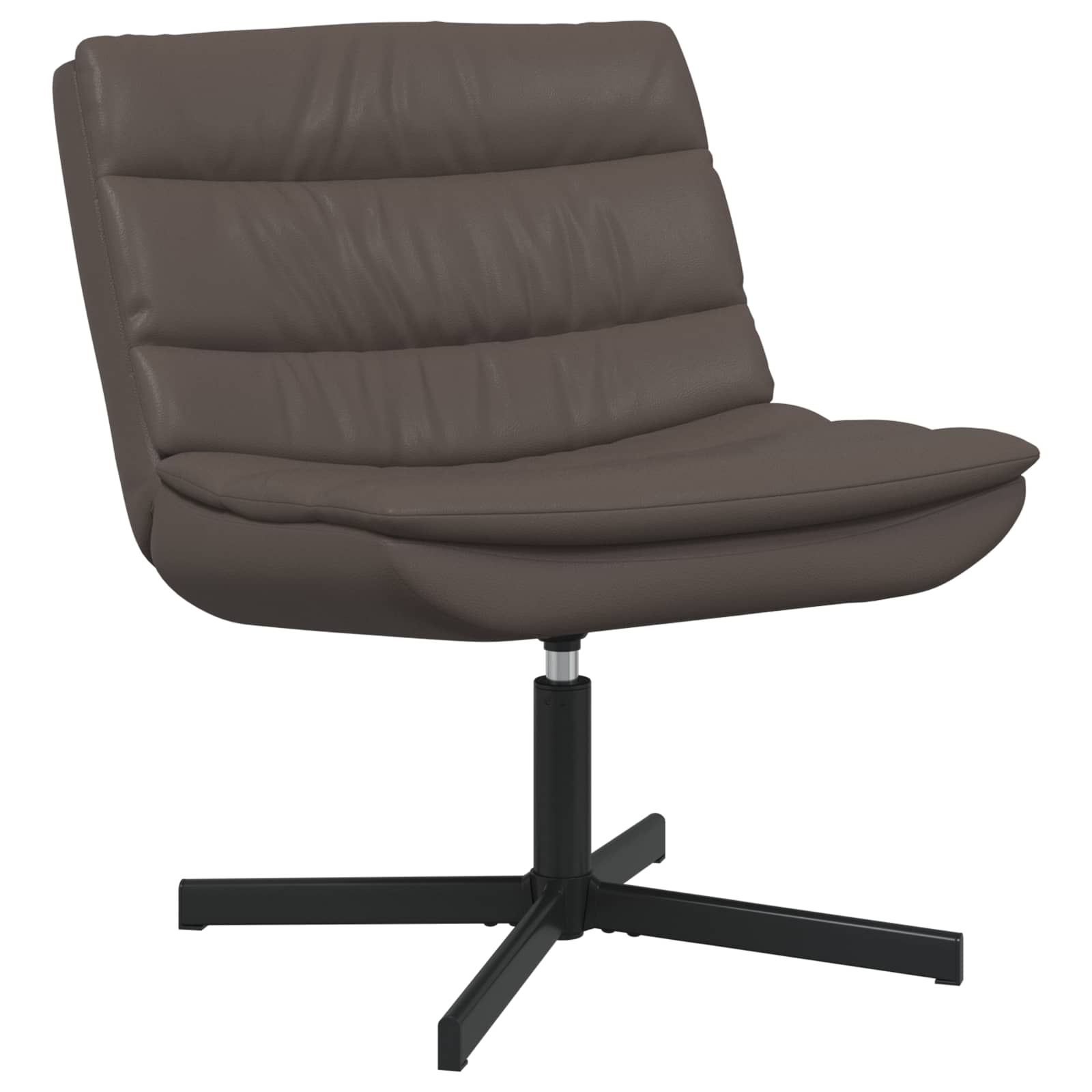 vidaXL Silla giratoria 63 x 75 x 76 cm PU brillante Multicolor