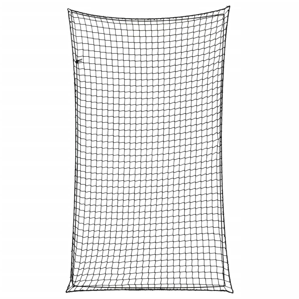 vidaXL Red de remolque con cuerda elástica PP 6x3,5 m red de carga Color Blanco,  Negro,  Verde y mas